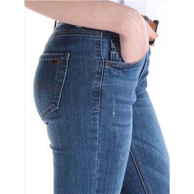 D368 BLUE Джинсы зауженные женские DIOVES
