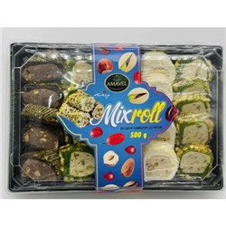 Лукум Ассорти резаный Рулет Турция, 500гр