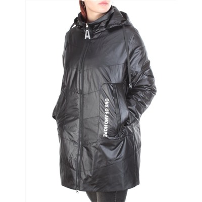 22-305 BLACK Куртка демисезонная женская AKiDSEFRS (100 гр.синтепона)
