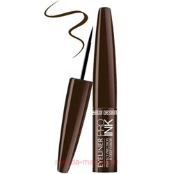BelorDesign Подводка для глаз PRO INK тон 002 шоколадная