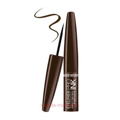 BelorDesign Подводка для глаз PRO INK тон 002 шоколадная