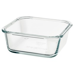 IKEA 365+ ИКЕА/365+, Контейнер для продуктов, четырехугольной формы/стекло,, 600 мл