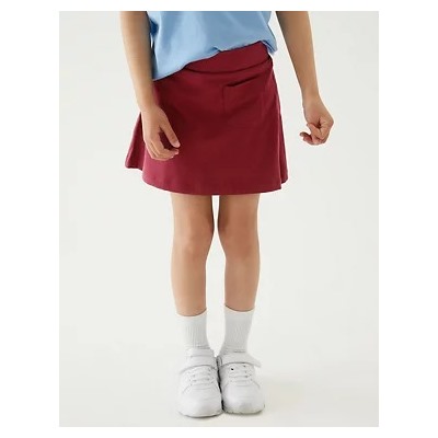 Girls' Cotton with Stretch Sports Skorts (2-16 Yrs)
