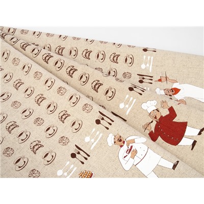 22С145-ШР+К/п.р/фкор Комплект полотенец из 3 шт 45*60 "Поварята new-3" рис. 384