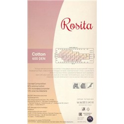 Колготки теплые, Rosita, Cotton 600 оптом
