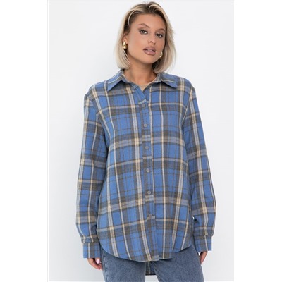 Рубашка Денни (голубая) Б14133-7М