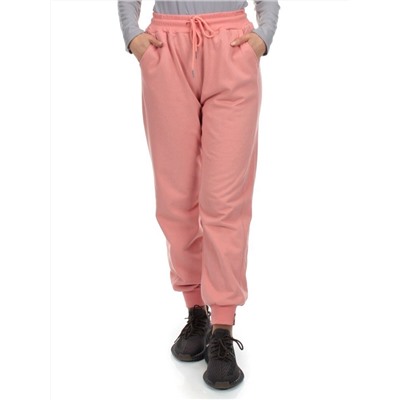 HC-207-1 PEACH Брюки спортивные женские (95% хлопок, 5% спандекс)