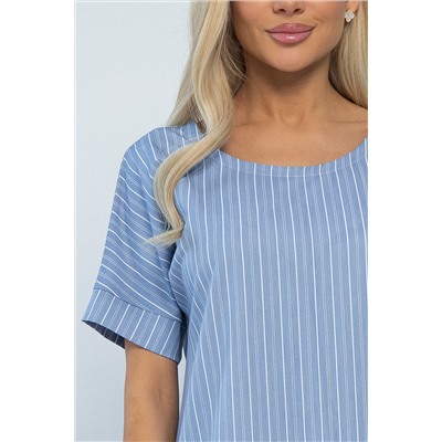 Платье Покоряя сердца (джинс) П13460-1М