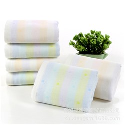 Gauze children's towel for kindergarten, wholesale