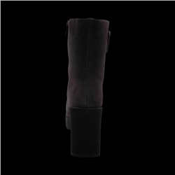 Ботинки из натуральной кожи на меху РА 20-3 темно фиолетовые