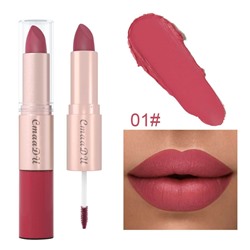 Помада-блеск 2 в 1 Lip Glosses CmaaDu 01