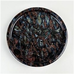 Радуга Самоцветов Блюдо из Арфведсонита (Нуумит)