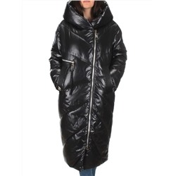 22-185 BLACK Пальто зимнее женское (200 гр. холлофайбер)