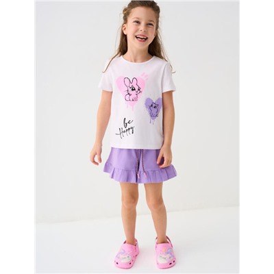 Комплект для девочки: футболка, шорты