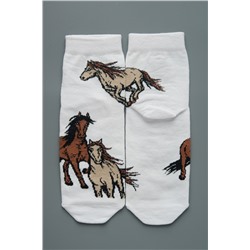 Носки женские Лошадки (набор 3 пары)