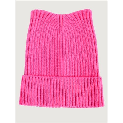 Шапка для девочки NIKASTYLE 11м10825 Розовый неон