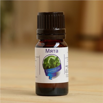 Эфирное масло «Мята», флакон-капельница, аннотация, 10 мл