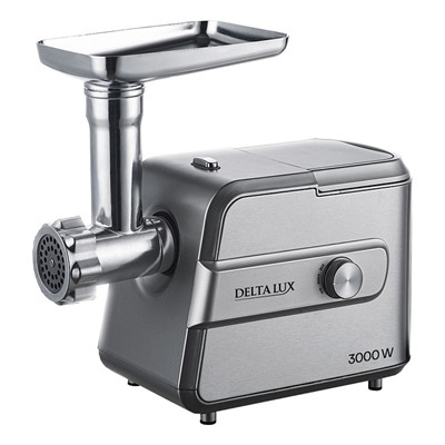 Мясорубка электрическая 3000 Вт DELTA LUX DE-603M серая