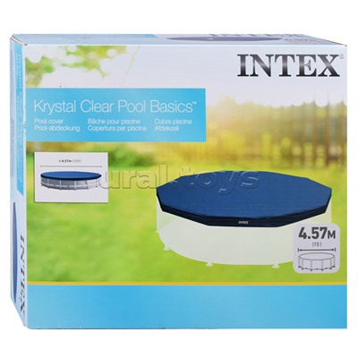Тент на каркасный бассейн, d=457 см, 28032 INTEX не товарный вид