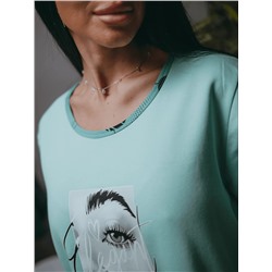 Сорочка Мелодия ментол Лт