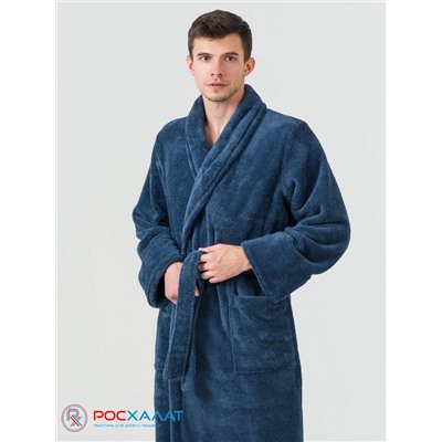 Мужской халат с шалькой из велсофта ВЗ-05 (17)