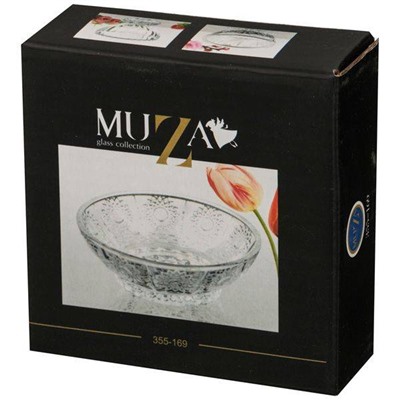 РОЗЕТКА "MUZA CRYSTAL" 80 МЛ. 10*10*3,5 СМ. (КОР=48ШТ.)