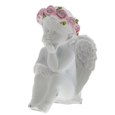 Фигурка декоративная "Ангел", L6 W6 H8,5 см, 4в.