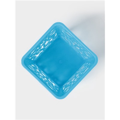 Корзина для хранения «Цветы», пластик, 9×9×10 см, МИКС