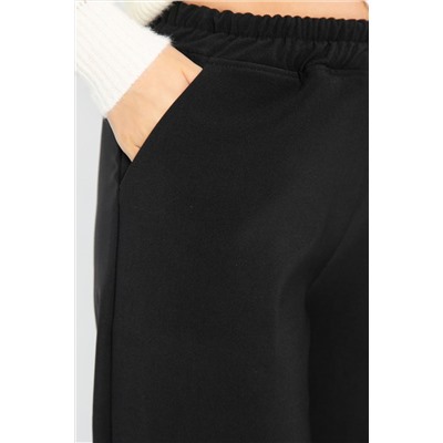 Брюки на резинке Бинори (черные) Б14405-30М