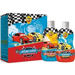 ТАЧКИ Набор ВЕСЕЛЫЕ СТАРТЫ (Шамп.-Конд.250+Пена для ванн250)