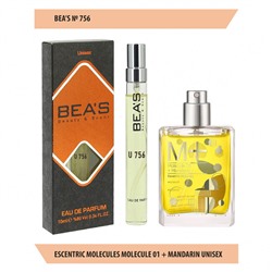 Парфюм Beas Escentric Molecules Molecule 01 + Mandarin Unisex U756 10 ml, Парфюм унисекс Beas U756 создан по мотивам аромата Escentric Molecules Molecule 01 + Mandarin