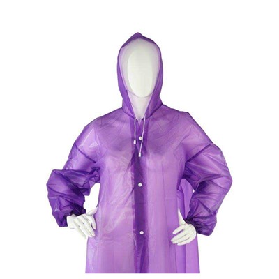 Плащ-дождевик ПЕВА, цвет фиолетовый