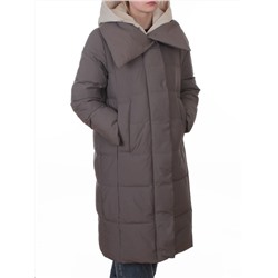 A610 GRAY Пальто зимнее женское со съемным жилетом (200 гр. био-пух)