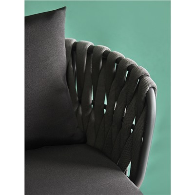 Стул Braid, серый/черный