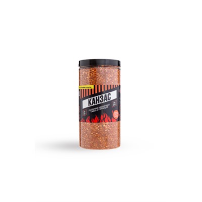 КАНЗАС RUB BBQ, папрично-чесночная смесь с горчицей