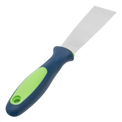 Шпательная лопатка из нержавеющей стали, 40 мм, двухкомпонентная ручка Сибртех