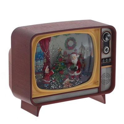 GAEM Изделие декоративное "Телевизор" (подсвет,вьюга,музыка, LR14х3 н/п +USB 100 см), L2, L21 W12 H17 см