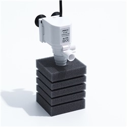 Губка прямоугольная для фильтра турбо № 7, 8×8×10 см, серая