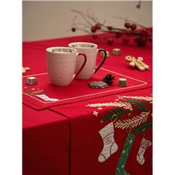 Набор из двух кружек Winter embroidery из коллекции New Year Essential, 410 мл