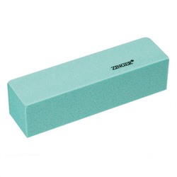 Zinger Бафик для шлифовки ногтей 4-х сторонний / Classic EK-111, 120 грит, зеленый