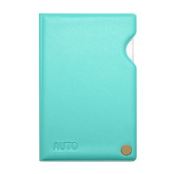 Футляр для автодокументов "auto" на винте 95*140мм бирюзовый ДПС 2904-118/10/Россия