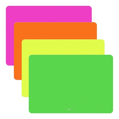 Доска для лепки пластиковая А4 ErichKrause Matt Neon, МИКС