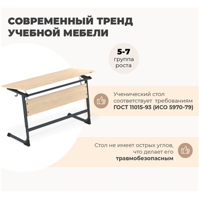 Cтол SHT-T-TN22/5-7
                        а5-7, двухмр береза / антрацит