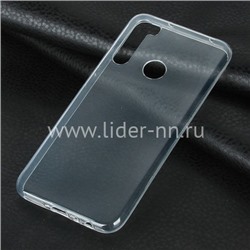 Задняя панель для Xiaomi  Redmi Note 8 Силикон  прозрачная (пакет)