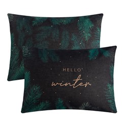 Комплект наволочек «Этель» Winter, 50×70 см, 2 шт., бязь, хлопок 100%