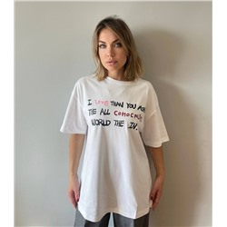 Футболка OVER SIZE (плотный хлопок)
