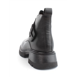 04-M3-L857 BLACK Ботинки зимние женские (натуральная кожа, натуральный мех)