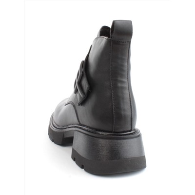 04-M3-L857 BLACK Ботинки зимние женские (натуральная кожа, натуральный мех)