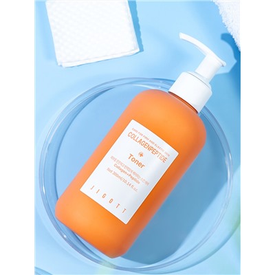 Jigott Тонер для лица с коллагеном и пептидами / Collagen + Peptide Toner, 300 мл