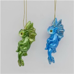 Изделие декоративное подвесное "Дракон", L4 W3 H11 см, 4в.
